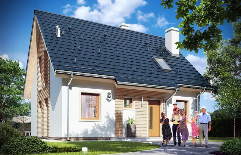Projekt domu Przygoda 2 — wizualizacja