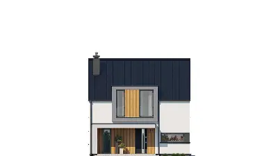Przyjemny 2 — elewacje 1 (odbicie lustrzane)