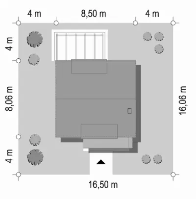 Przyjemny 3 — plan sytuacyjny 1