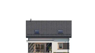 Przyjemny 5 — elewacje 2 (odbicie lustrzane)