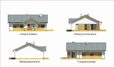 Przystępny — elewacje 1 (odbicie lustrzane)