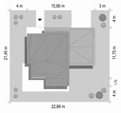 Qubik — plan sytuacyjny 1 (odbicie lustrzane)