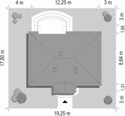 Retro — plan sytuacyjny 1 (odbicie lustrzane)