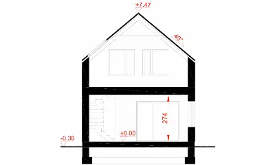 Rezolutny AN pa — przekroje 1 (odbicie lustrzane)