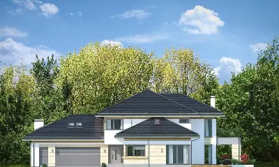 Rezydencja z Widokiem — elewacje 1