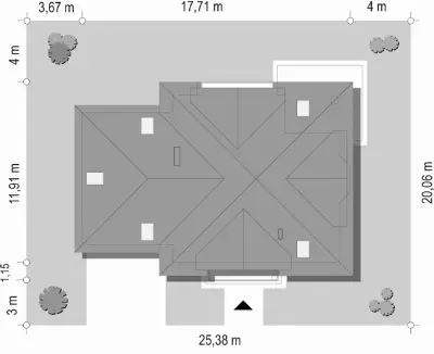 Romeo — plan sytuacyjny 1