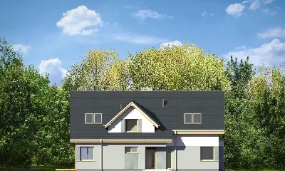 Rozsądny — elewacje 1 (odbicie lustrzane)