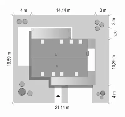 Rumba — plan sytuacyjny 1 (odbicie lustrzane)