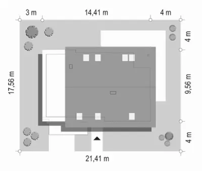 Samba — plan sytuacyjny 1 (odbicie lustrzane)