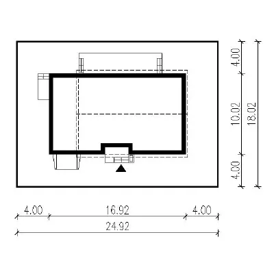Samotna gwiazda - wariant IV — plan sytuacyjny 1
