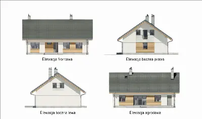Samotna gwiazda — elewacje 1