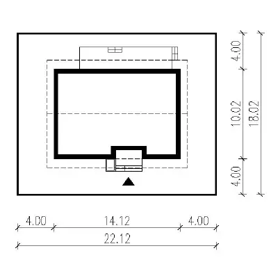Samotna gwiazda — plan sytuacyjny 1 (odbicie lustrzane)