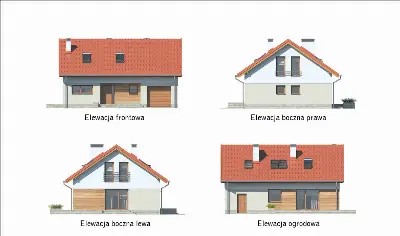 Senne marzenie (etap II, aranżacja 1) — elewacje 1