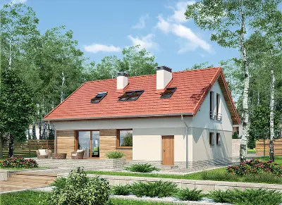 Senne marzenie (etap II, aranżacja 1) — wizualizacje 3 (odbicie lustrzane)