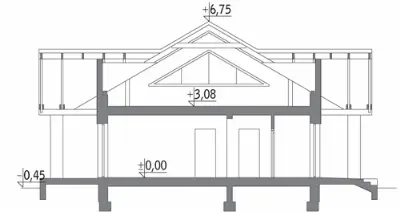 Sentymentalny — przekroje 1 (odbicie lustrzane)