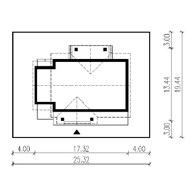 Sentymentalny — plan sytuacyjny 1 (odbicie lustrzane)