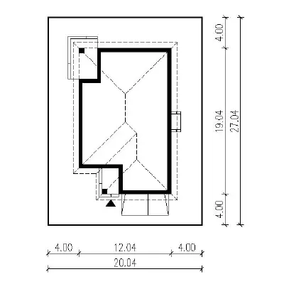 Słoneczna polana - wariant I — plan sytuacyjny 1