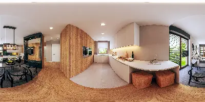 Słoneczna polana - wariant I — panoramy 360° 3
