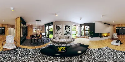 Słoneczna polana - wariant I — panoramy 360° 1