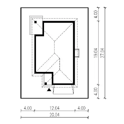 Słoneczna polana - wariant IV — plan sytuacyjny 1