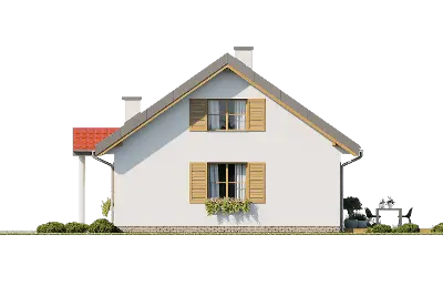 Słoneczny wariant E — elewacje 3 (odbicie lustrzane)