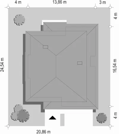 Sonet — plan sytuacyjny 1 (odbicie lustrzane)