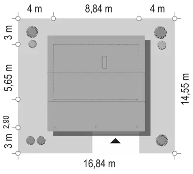 Sosenka 2 — plan sytuacyjny 1