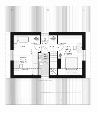 Sosenka 5 — wizualizacje 4 (odbicie lustrzane)