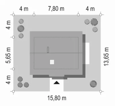 Sosenka — plan sytuacyjny 1