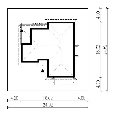 Spokojna przystań - wariant II (etap I) — plan sytuacyjny 1