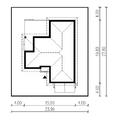 Spokojna przystań - wariant III — plan sytuacyjny 1