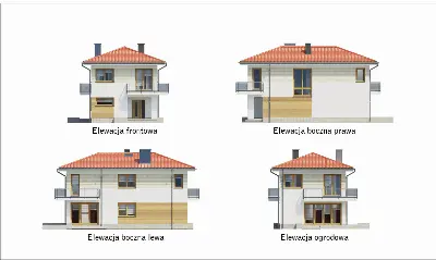 Sprytny — elewacje 1 (odbicie lustrzane)