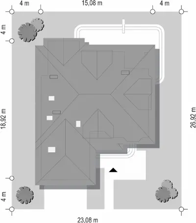 Sympatyczny — plan sytuacyjny 1