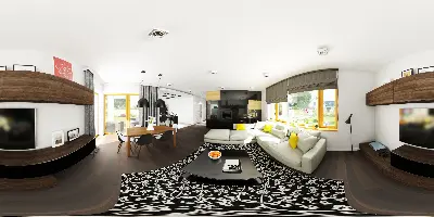 Szafranowy - wariant I — panoramy 360° 2