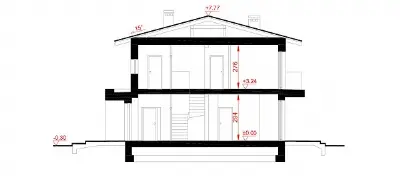 Szczęśliwy — przekroje 1 (odbicie lustrzane)