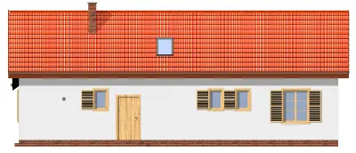 Szczygieł — elewacje 2 (odbicie lustrzane)