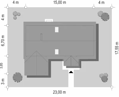 Szczygieł — plan sytuacyjny 1