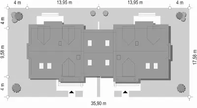 Szkwał — plan sytuacyjny 1 (odbicie lustrzane)