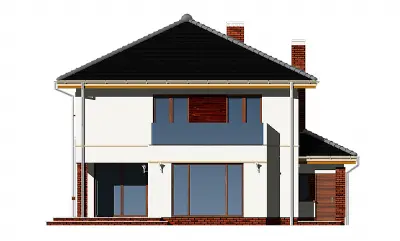 Szmaragd 3 — elewacje 2 (odbicie lustrzane)