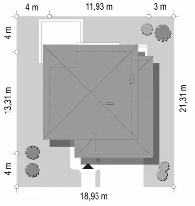 Szmaragd — plan sytuacyjny 1