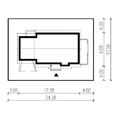 Szum morza - wariant VI — plan sytuacyjny 1 (odbicie lustrzane)