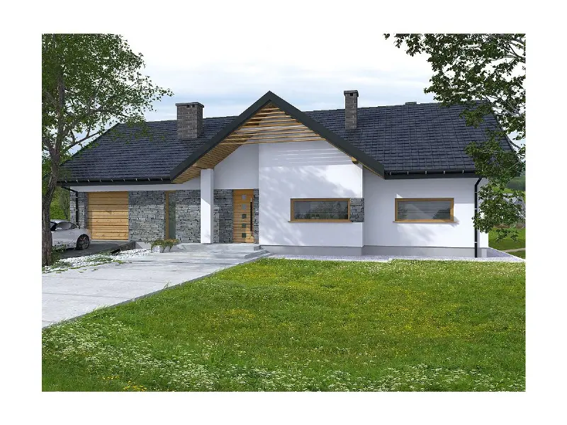 Projekt domu Toronto — wizualizacja