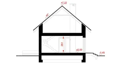 Trafna decyzja - wariant II (etap I) — przekroje 1 (odbicie lustrzane)