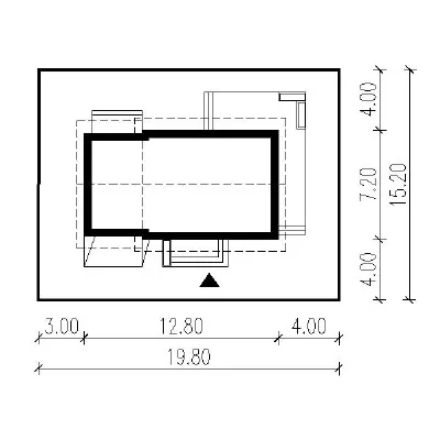 Trafna decyzja - wariant IV — plan sytuacyjny 1 (odbicie lustrzane)