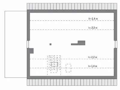 Tylko jeden — rzuty kondygnacji 2 (odbicie lustrzane)