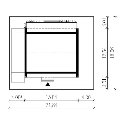 Tylko jeden/1 — plan sytuacyjny 1 (odbicie lustrzane)