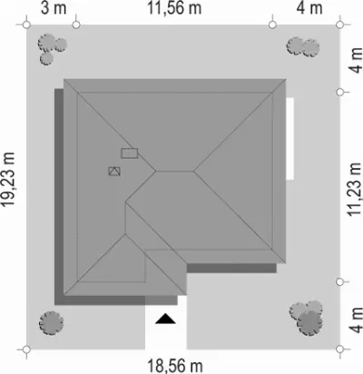 Tytan 2 — plan sytuacyjny 1 (odbicie lustrzane)