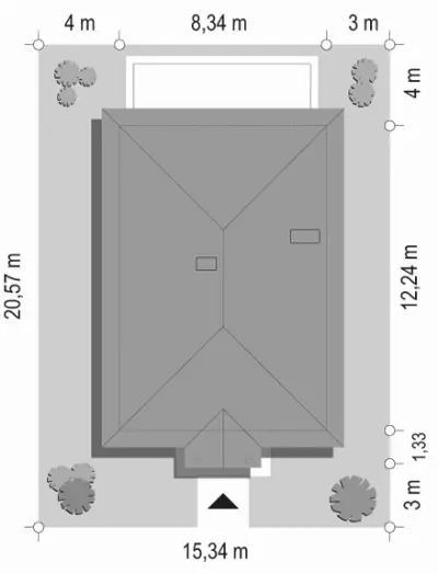 Urwis — plan sytuacyjny 1 (odbicie lustrzane)