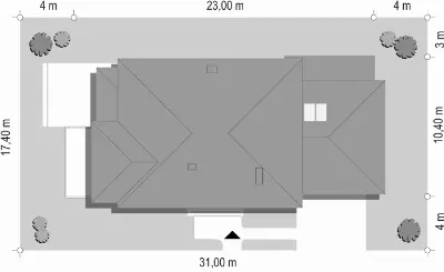 Verona — plan sytuacyjny 1 (odbicie lustrzane)