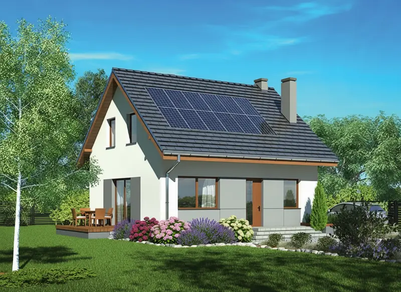 Projekt domu W sam raz (etap II) — wizualizacja